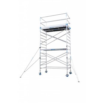 Euroscaffold Bakwagen GT 750 + rolsteiger Original 90 x 250 x 6,2 meter werkhoogte