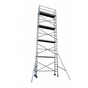 Euroscaffold Bakwagen GT 750 + rolsteiger Original 135 x 250 x 9,2 meter werkhoogte