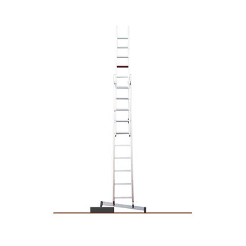 Smart Level 2 delige ladder Smart Level 2 x12 | werkhoogte 6,5 m