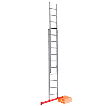 Smart Level 2 delige ladder Smart Level 2 x14 | werkhoogte 7,3 m.