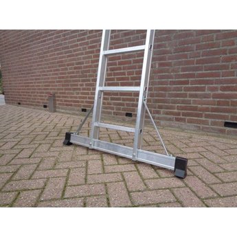 Smart Level 3 delige ladder Top Safe 3 x 8 | Werkhoogte 6,3 m.