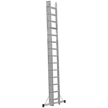 Smart Level 3 delige ladder Top Safe 3 x 12 | werkhoogte 8,9 m.