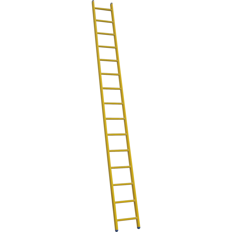 Je zal beter worden Verouderd Spaans Kunststof enkele ladder 1x7 treden - SteigerCentrum.nl