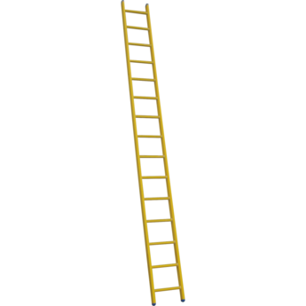 Staltor Kunststof enkele ladder GVK 1x18 treden
