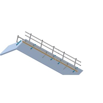 Kantplank 3 meter Roof Shelter kopgevelbeveiliging