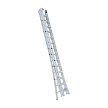 Maxall Driedelige ladder 3x8 Maxall Premium | werkhoogte 5,75 m.