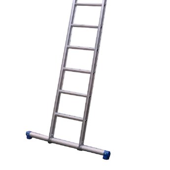 Maxall Enkele ladder 1x12 Maxall recht met stabiliteitsbalk