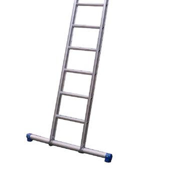 Enkele ladder 1x14 Maxall recht met stabiliteitsbalk