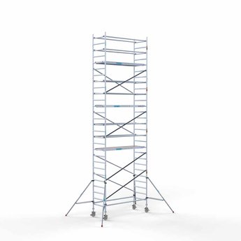 Euroscaffold Rolsteiger Original 90x250 10,2m werkhoogte carbon vloer