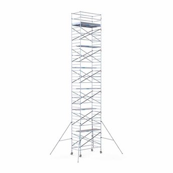 Euroscaffold Rolsteiger Compleet 135 x 250 x 14,2 meter werkhoogte met lichtgewicht platform