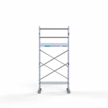 Euroscaffold Steigeraanhanger 250 + Rolsteiger Original 75 x 190 x 5,2 meter werkhoogte