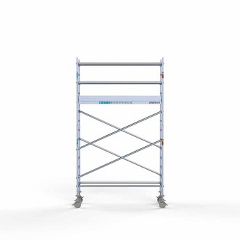 Euroscaffold Steigeraanhanger 250 + Rolsteiger Original 75 x 250 x 5,2 meter werkhoogte