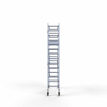 Euroscaffold Steigeraanhanger 250 + Rolsteiger Original 75 x 250 x 5,2 meter werkhoogte