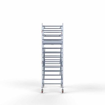 Euroscaffold Steigeraanhanger 250 + Rolsteiger Original 135 x 190 x 5,2 meter werkhoogte