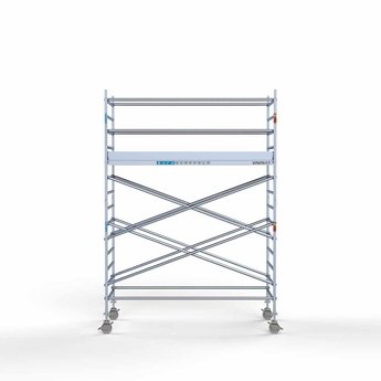 Euroscaffold Steigeraanhanger 305 + Rolsteiger Original 135 x 305 x 5,2 meter werkhoogte