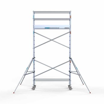 Euroscaffold Steigeraanhanger 250 + Rolsteiger Original 75 x 250 x 6,2 meter werkhoogte