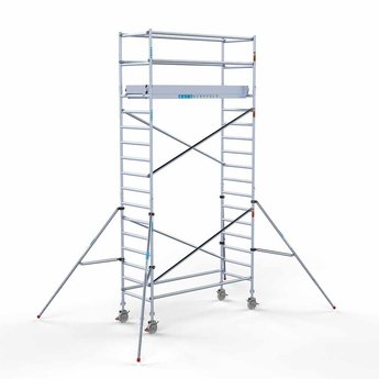 Euroscaffold Steigeraanhanger 250 + Rolsteiger Original 90 x 250 x 6,2 meter werkhoogte
