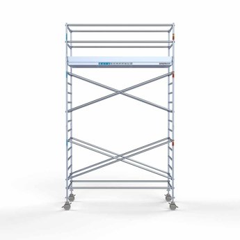 Euroscaffold Steigeraanhanger 305 + Rolsteiger Original 135 x 305 x 6,2 meter werkhoogte