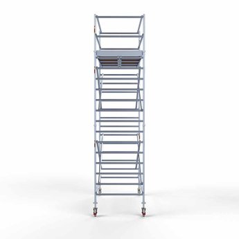 Euroscaffold Steigeraanhanger 305 + Rolsteiger Original 135 x 305 x 6,2 meter werkhoogte