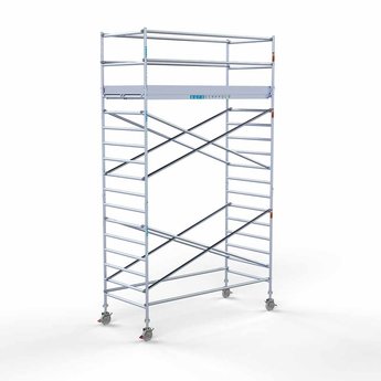 Euroscaffold Steigeraanhanger 305 + Rolsteiger Original 135 x 305 x 6,2 meter werkhoogte