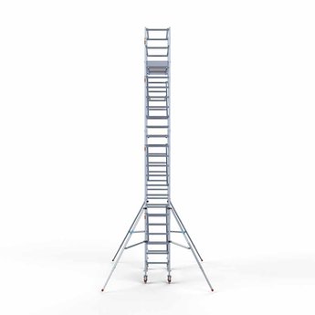 Euroscaffold Steigeraanhanger 250 + Rolsteiger Original 75 x 190 x 8,2 meter werkhoogte