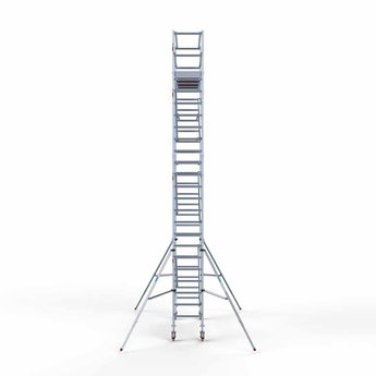 Euroscaffold Steigeraanhanger 250 + Rolsteiger Original 75 x 250 x 8,2 meter werkhoogte