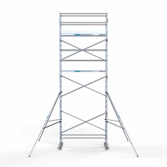 Euroscaffold Steigeraanhanger 250 + Rolsteiger Original 90 x 250 x 8,2 meter werkhoogte