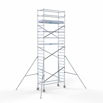 Euroscaffold Steigeraanhanger 250 + Rolsteiger Original 90 x 250 x 8,2 meter werkhoogte