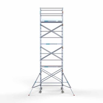 Euroscaffold Steigeraanhanger 250 + Rolsteiger Original 135 x 190 x 8,2 meter werkhoogte