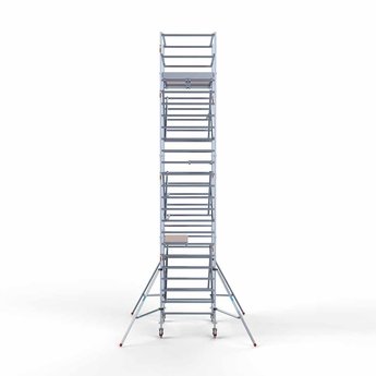 Euroscaffold Steigeraanhanger 250 + Rolsteiger Original 135 x 190 x 8,2 meter werkhoogte