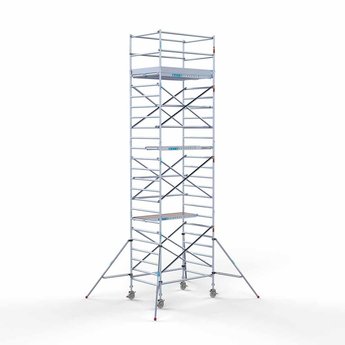 Euroscaffold Steigeraanhanger 250 + Rolsteiger Original 135 x 190 x 8,2 meter werkhoogte