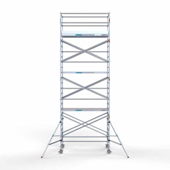 Euroscaffold Steigeraanhanger 250 + Rolsteiger Original 135 x 250 x 8,2 meter werkhoogte