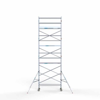 Euroscaffold Steigeraanhanger 250 + Rolsteiger Original 75 x 250 x 9,2 meter werkhoogte