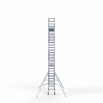 Euroscaffold Steigeraanhanger 250 + Rolsteiger Original 75 x 250 x 9,2 meter werkhoogte