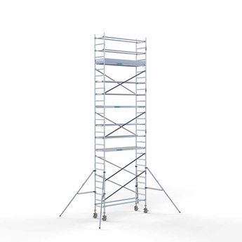 Euroscaffold Steigeraanhanger 250 + Rolsteiger Original 75 x 250 x 9,2 meter werkhoogte
