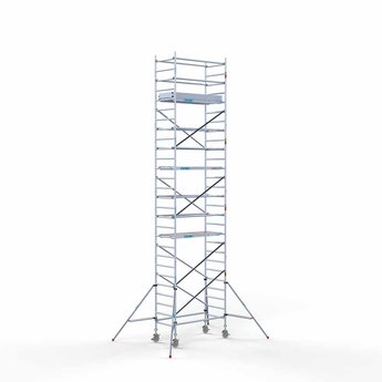 Euroscaffold Steigeraanhanger 250 + Rolsteiger Original 90 x 190 x 9,2 meter werkhoogte