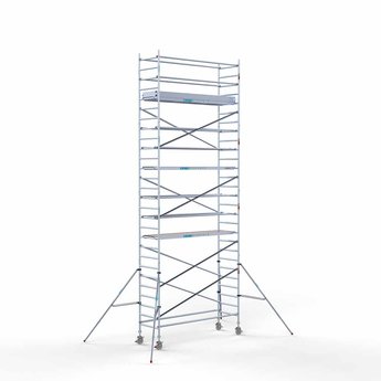 Euroscaffold Steigeraanhanger 305 + Rolsteiger Original 90 x 305 x 9,2 meter werkhoogte