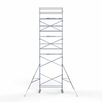 Euroscaffold Steigeraanhanger 250 + Rolsteiger Original 90 x 250 x 10,2 meter werkhoogte