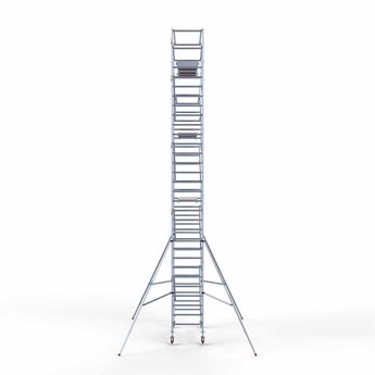 Euroscaffold Steigeraanhanger 250 + Rolsteiger Original 90 x 250 x 10,2 meter werkhoogte