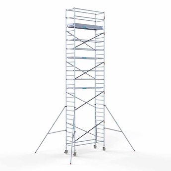 Euroscaffold Steigeraanhanger 250 + Rolsteiger Original 90 x 250 x 10,2 meter werkhoogte