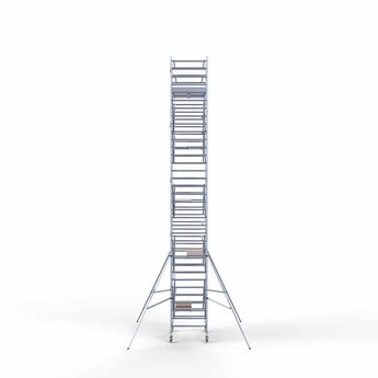 Euroscaffold Steigeraanhanger 250 + Rolsteiger Original 135 x 190 x 11,2 meter werkhoogte