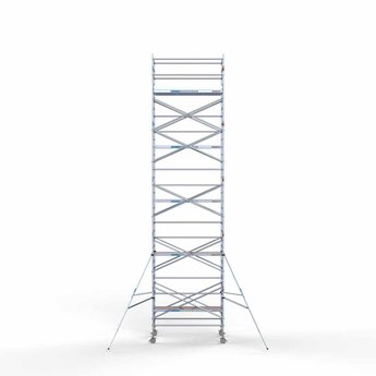 Euroscaffold Steigeraanhanger 250 + Rolsteiger Original 135 x 250 x 11,2 meter werkhoogte