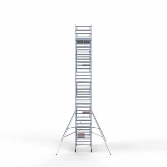 Euroscaffold Steigeraanhanger 250 + Rolsteiger Original 135 x 250 x 11,2 meter werkhoogte
