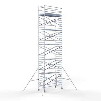 Euroscaffold Steigeraanhanger 305 + Rolsteiger Original 135 x 305 x 12,2 meter werkhoogte