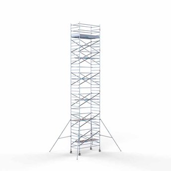 Euroscaffold Steigeraanhanger 250 + Rolsteiger Original 135 x 250 x 13,2 meter werkhoogte