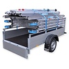 Euroscaffold Bakwagen GT 750 + rolsteiger basis 135 x 250 x 6,2 meter werkhoogte met lichtgewicht platformen