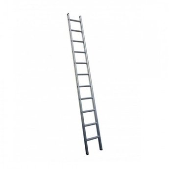 Maxall Enkele ladder 1x12 Maxall recht met stabiliteitsbalk