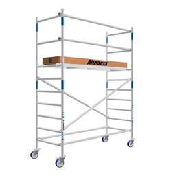 Alumexx Rolsteiger Alumexx Basic 90 x 250 x 4.20m werkhoogte met carbon platformen