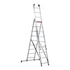 Altrex Altrex All Round driedelige ladder ongecoat 3x9 treden