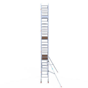 Euroscaffold Euroscaffold Euro rolsteiger 75x250 8,2m werkhoogte enkele voorloopleuning Carbon